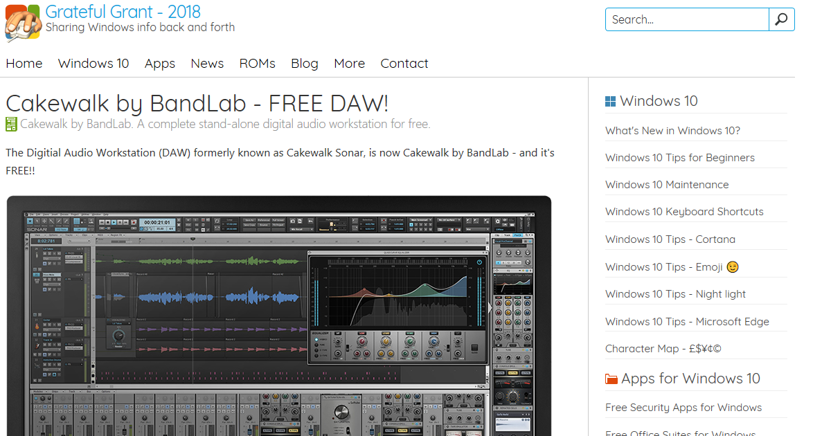 free cakewalk by bandlab download windows 10